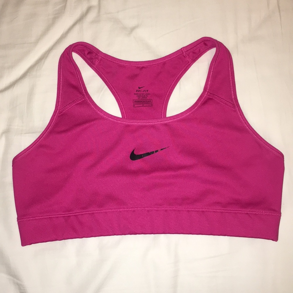 Pink Nike Dri-Fit Sports Bra